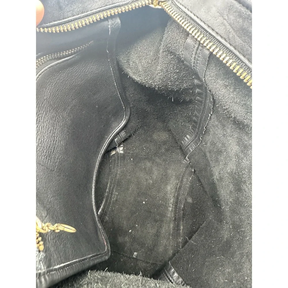 Vintage Coach Monterey Hobo Bag 0343-210 Black Leather Shoulder Purse USA